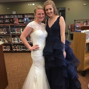 Navy Blue Prom Dress